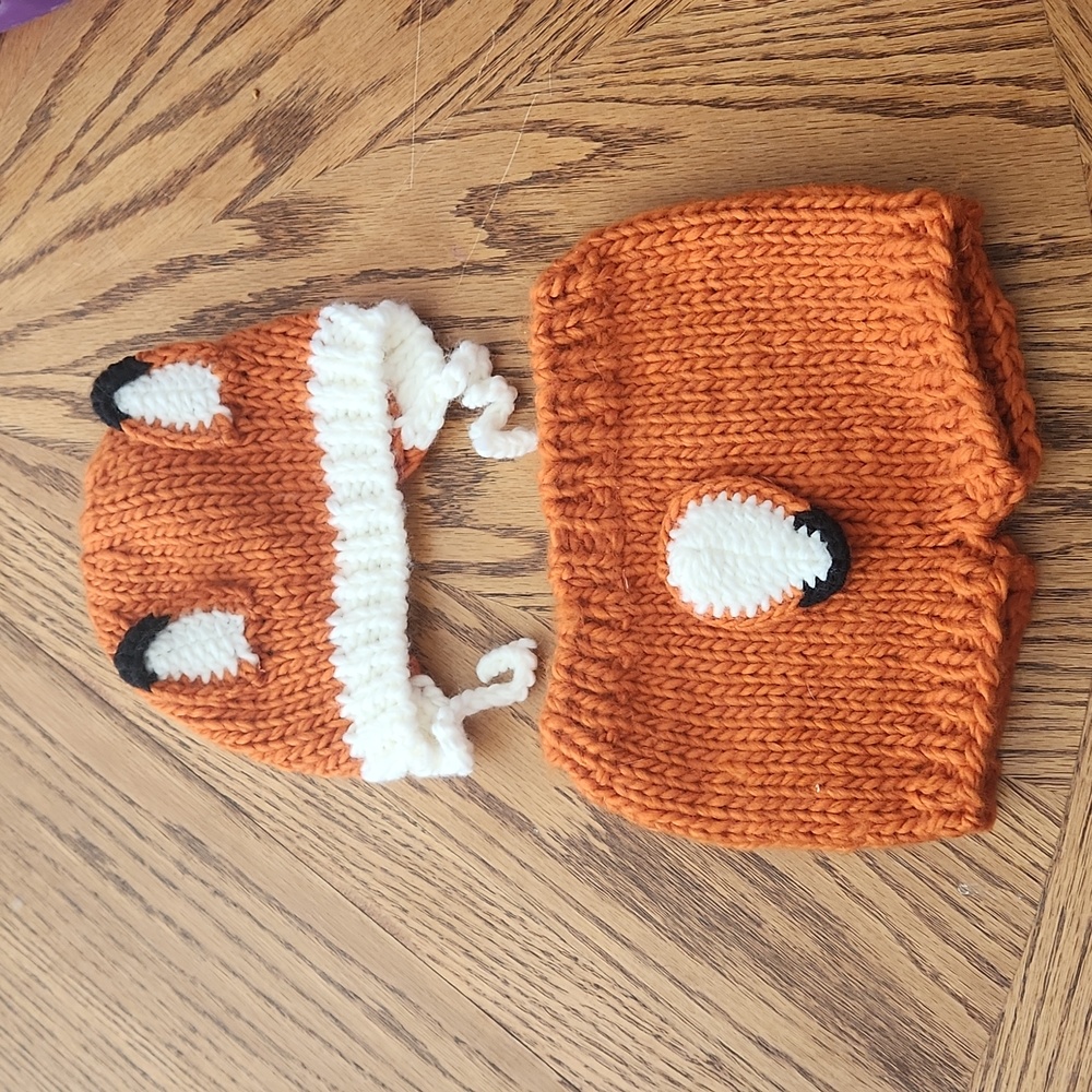 NWOT Newborn fox costume, 3-6 month